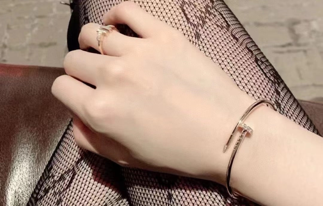 [AuraEcho Jewelry]JUSTE BRACELET 2.5MM DIAMONDS