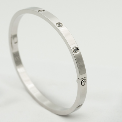 [AuraEcho Jewelry]LOVE BRACELET 3.65MM 10 DIAMONDS