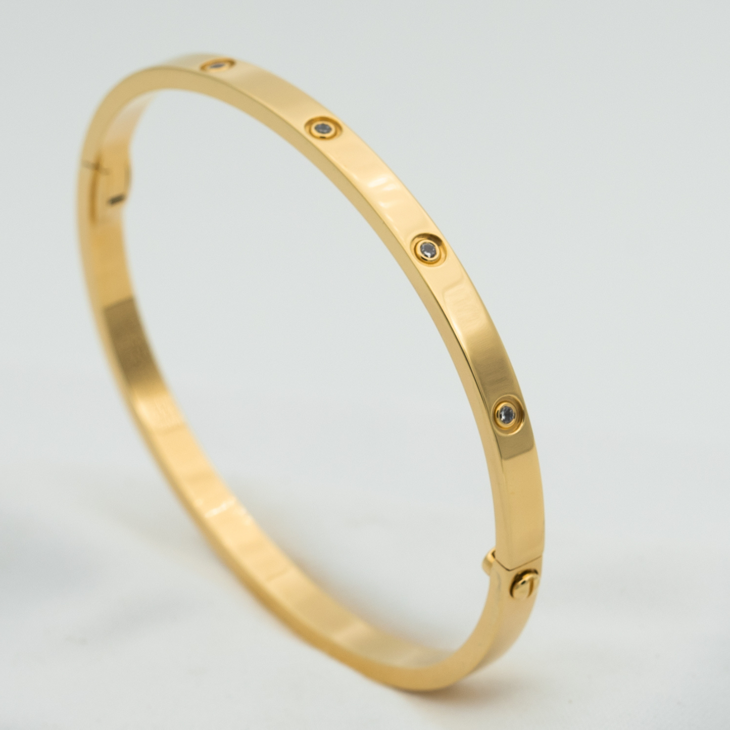 [AuraEcho Jewelry]LOVE BRACELET 3.65MM 10 DIAMONDS