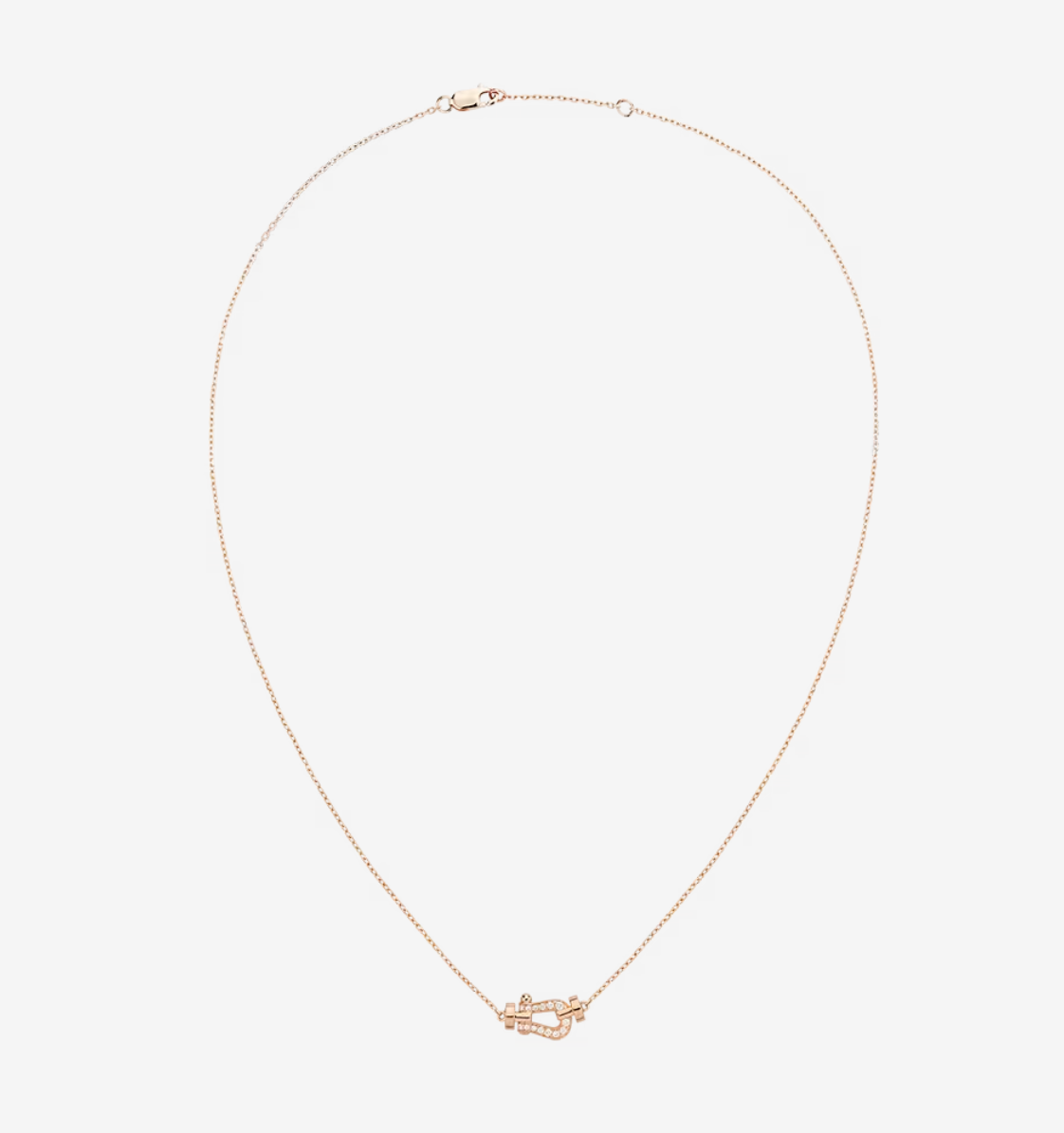 [AuraEcho Jewelry]FORCE 10 DIAMOND PINK GOLD NECKLACE MINI MODEL
